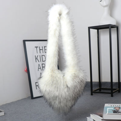 Bolso Crossbody de Peluche Suave con Gran Capacidad y Estilo Único - Image 16