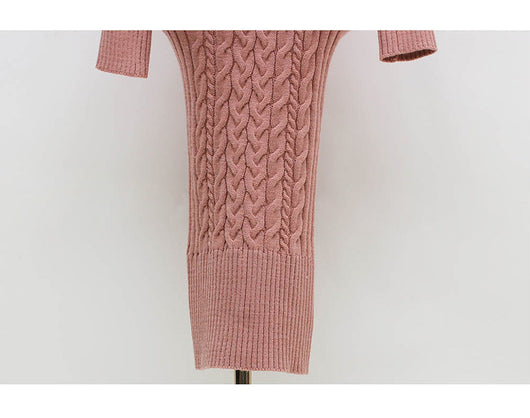 Vestido Ajustado de Punto con Falda Ceñida y Cadera Marcada - Image 9