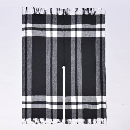 Chal con Borlas y Diseño Escocés Jacquard - Image 34