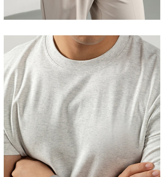 Camiseta de Algodón Mercerizado Tratado con Amoníaco Líquido para Hombre - Image 23