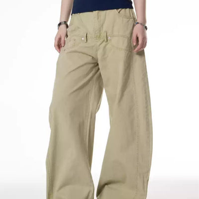 Overol Retro Holgado con Múltiples Bolsillos para Mujer - Image 11
