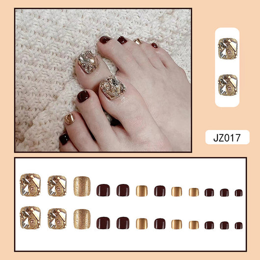 Parches de Uñas Elegantes Efecto Lujo Verano - Image 10