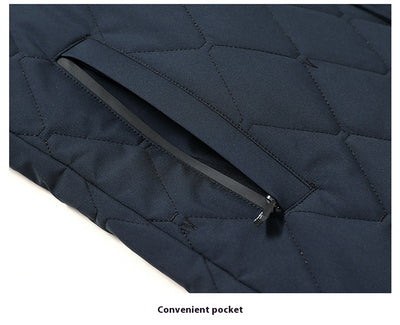 Abrigo Acolchado de Algodón para Hombre - Otoño Invierno - Image 9