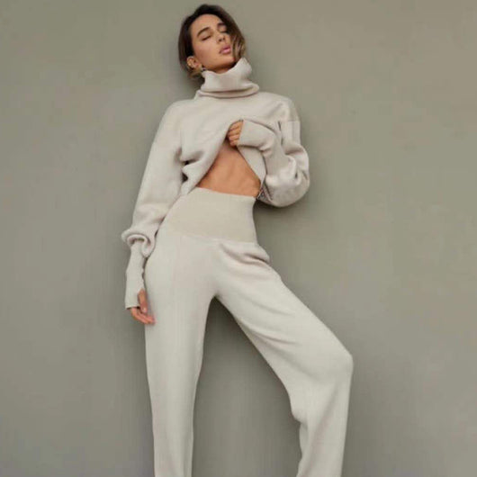 Suéter Básico Dos Piezas para Mujer - Blusa Interior Térmica Otoño - Image 14