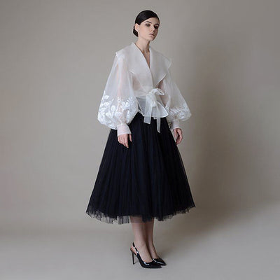Blusa Vintage Estilo Francés Elegante para Mujer - Image 2