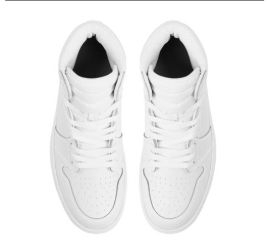 Zapatillas de Baloncesto Blancas Personalizables con Caña Alta - Image 5