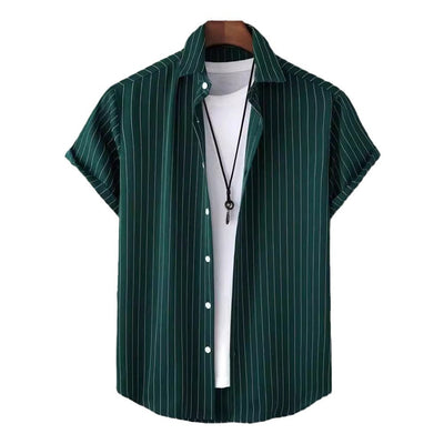 Camisa Hombre a Rayas con Botones Manfinity Homme - Image 4