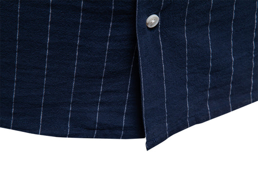 Camisa Cubana de Rayas en Algodón para Hombre - Image 19