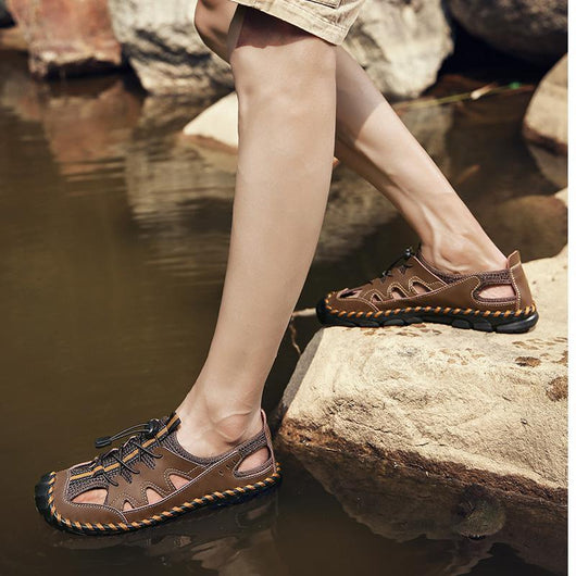 Sandalias Casuales para Hombre Cosidas a Mano - Image 4