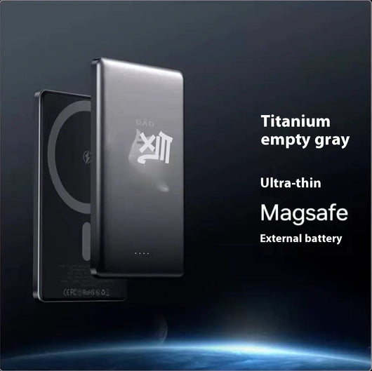 Batería Portátil Magnética Ultra Delgada 8mm Aleación - Image 6