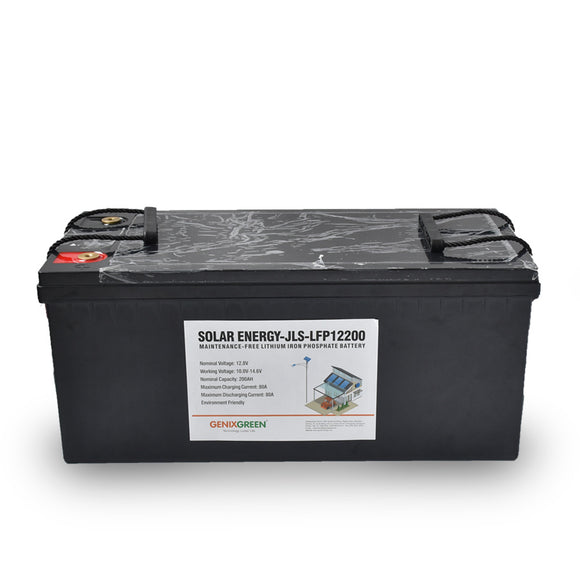Batería de Almacenamiento Solar 12V 200Ah - Energía Independiente