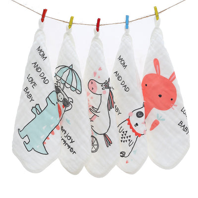 Toalla de Gasa de Algodón de Seis Capas para Bebés y Niños - Image 13