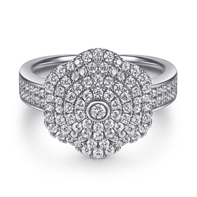 Anillo de Plata 925 con Circones Incrustados - Diseño Exagerado - Image 5