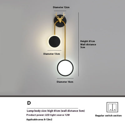 Lámpara de Pared Moderna para Dormitorio, Sala y Pasillos - Image 9
