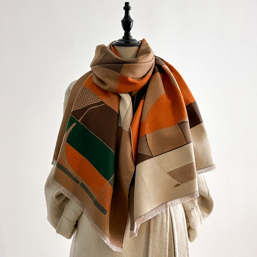 Elegante Chal de Cachemira Estilo Europeo - Bufanda Premium - Image 24