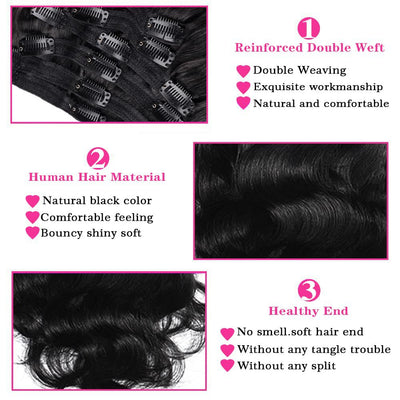 Extensiones de Cabello Natural 100% Cabello Humano Negro - Image 7