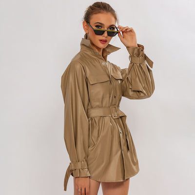Chaqueta de calle con texturas y cintura ajustada - Image 10