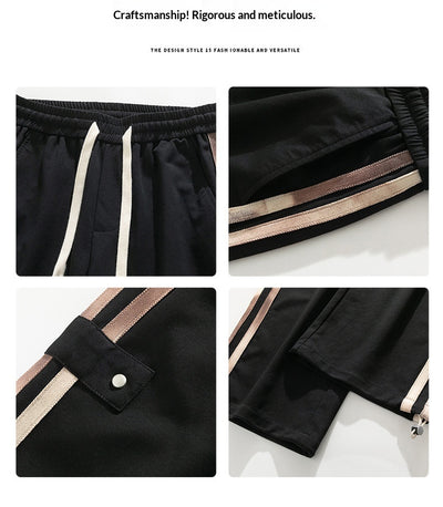 Pantalones Joggers Deportivos de Tres Franjas - Estilo Urbano Primavera - Image 16