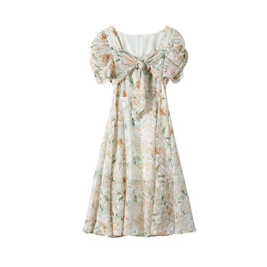 Vestido Midi con Lazo Bordado y Textura Delicada - Image 11