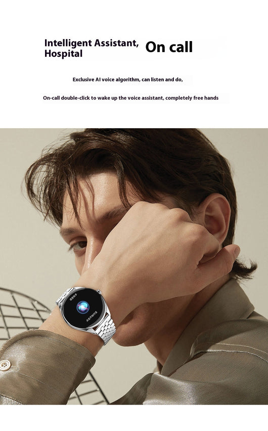 Reloj Inteligente Ultra Delgado 1.43" con Monitor Cardíaco, Oxígeno en Sangre y Llamadas Bluetooth - Image 24