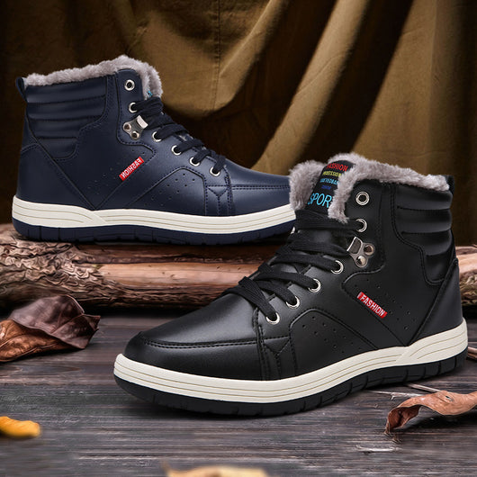 Zapatillas Altas de Algodón para Hombre - Image 14