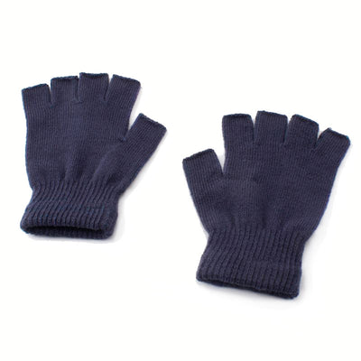 Guantes sin dedos tejidos coreanos para otoño e invierno - Image 8