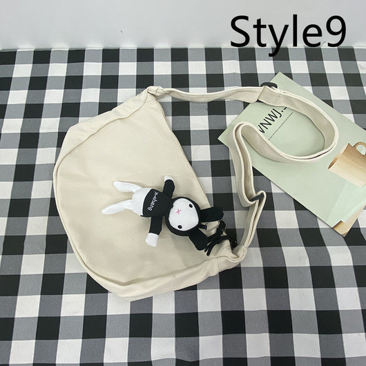 Bolsa Mensajero de Lona para Hombre - Bolso de Hombro Ligero y Versátil - Image 10