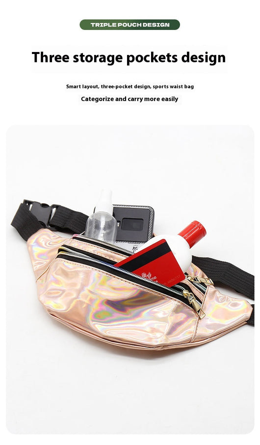 Riñonera Deportiva Reflectante Láser para Hombre y Mujer - 7 Colores - Image 25