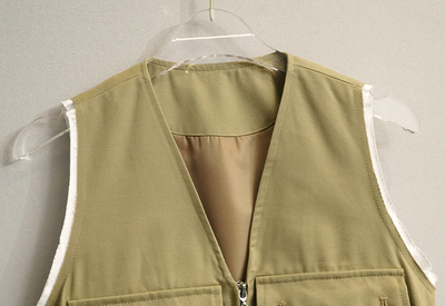 Chaleco de Trabajo Corto para Mujer - Estilo Versátil y Moderno - Image 13