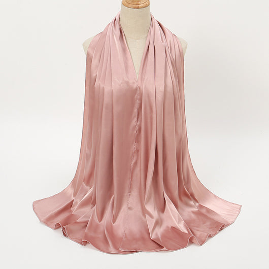 Pañuelo de Satén Monocromático Perla - Elegancia Pura - Image 15