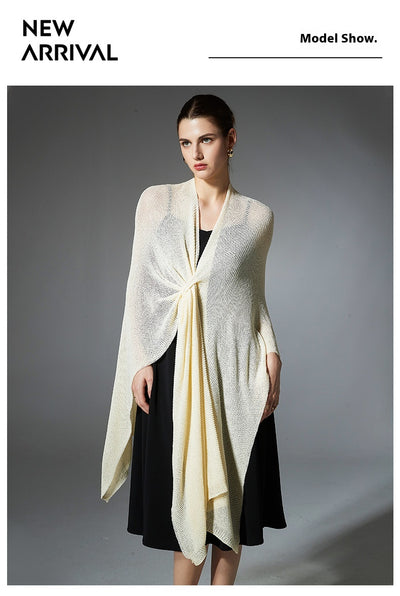 Cardigan Ligero Antibolitas Tejido Fino Color Sólido - Image 15
