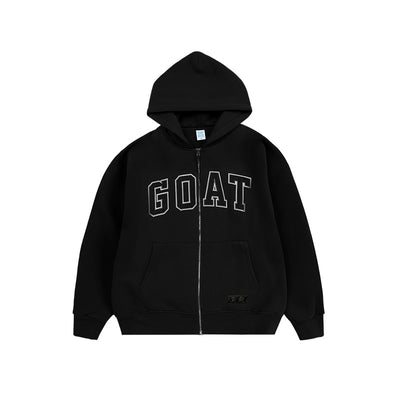 Sudadera con Capucha de Polar Monograma Bordado y Cierre - Image 5