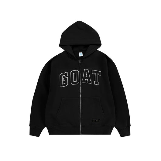 Sudadera con Capucha de Polar Monograma Bordado y Cierre - Image 5