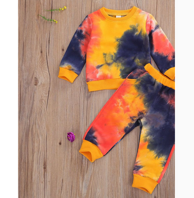 Conjunto Tie-Dye para Niños con Blusa Manga Larga - Image 9