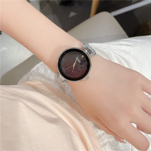 Reloj de Cuarzo Resistente al Agua con Malla Cielo Estrellado - Image 17
