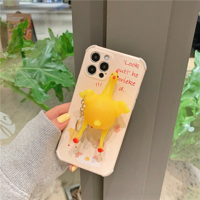 Funda para Celular con Diseño 3D de Pollito Ponedor - Image 9