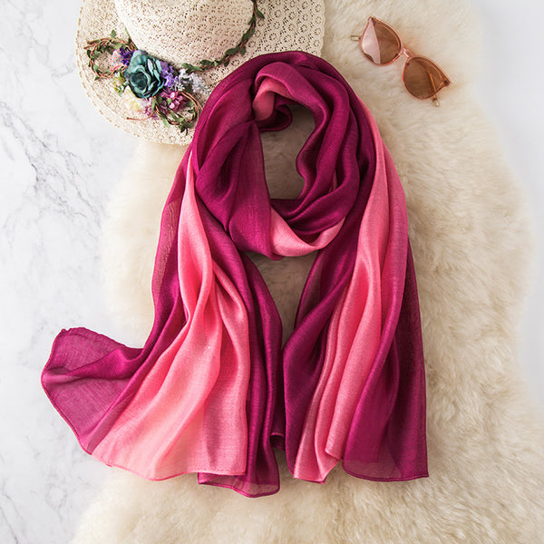 Pañuelo Coreano Coordinado de Colores para Mujer