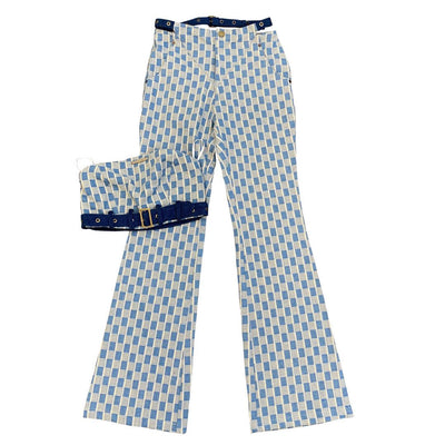 Pantalón Talle Doble con Cutout y Top Tubo - Image 4
