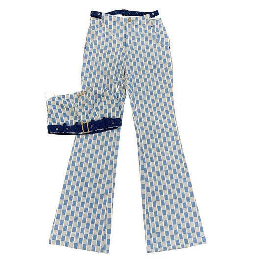 Pantalón Talle Doble con Cutout y Top Tubo - Image 4