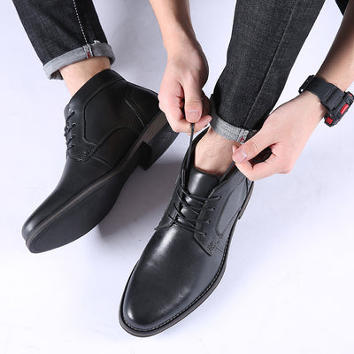 Botas Martin Altas de Cordones para Hombre - Estilo Business Casual Británico - Image 16