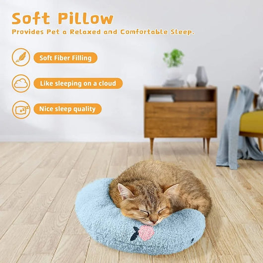 Almohada Cervical en Forma de U para Mascotas - Descanso Profundo para Gatos y Perros - Image 3