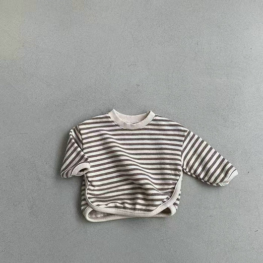Sudadera Holgada a Rayas para Niña - Comodidad Casual - Image 10