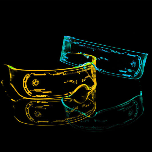 Gafas LED Luminosas con Efecto Tecnológico Futurista - Image 14