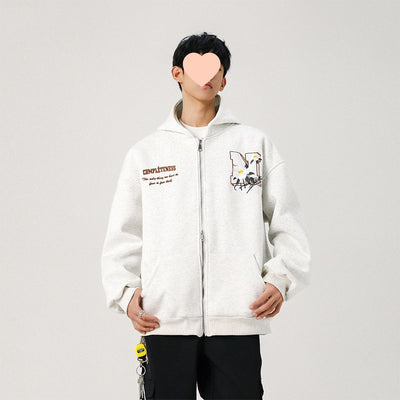 Sudadera con Capucha y Bordado para Hombre - Image 2