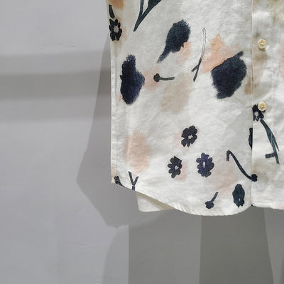 Camisa Suelta Estampado Floral para Hombre - Image 3