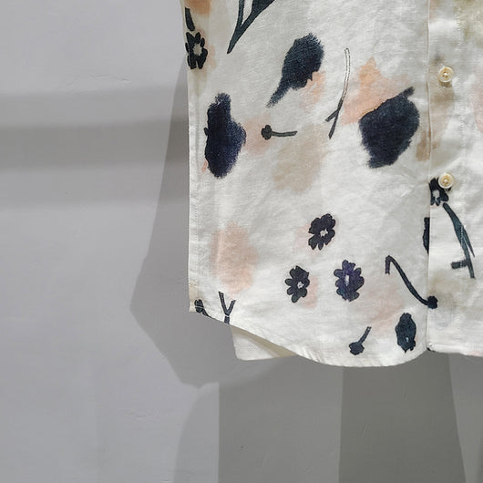 Camisa Suelta Estampado Floral para Hombre - Image 3