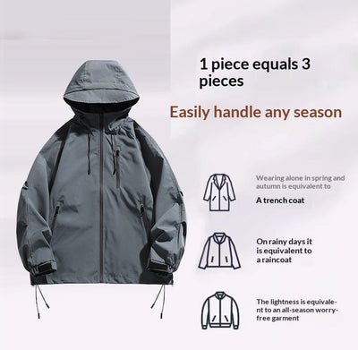 Gabardina Deportiva para Hombre con Capucha - Image 13