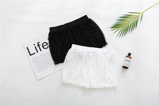 Leggings Escolares Blancos con Shorts Integrados Anti-transparencia - Image 7