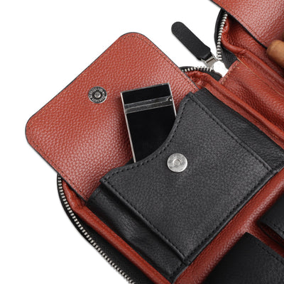 Estuche Portátil para Puros de Cuero con Sistema Humidificador - Image 2
