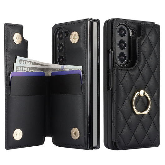 Funda de Cuero con Doble Hebilla para ZFOLD56 y ZFOLD34 - Estilo Clásico - Image 7